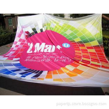 commercial large format PVC flag eco solvent printing , cus